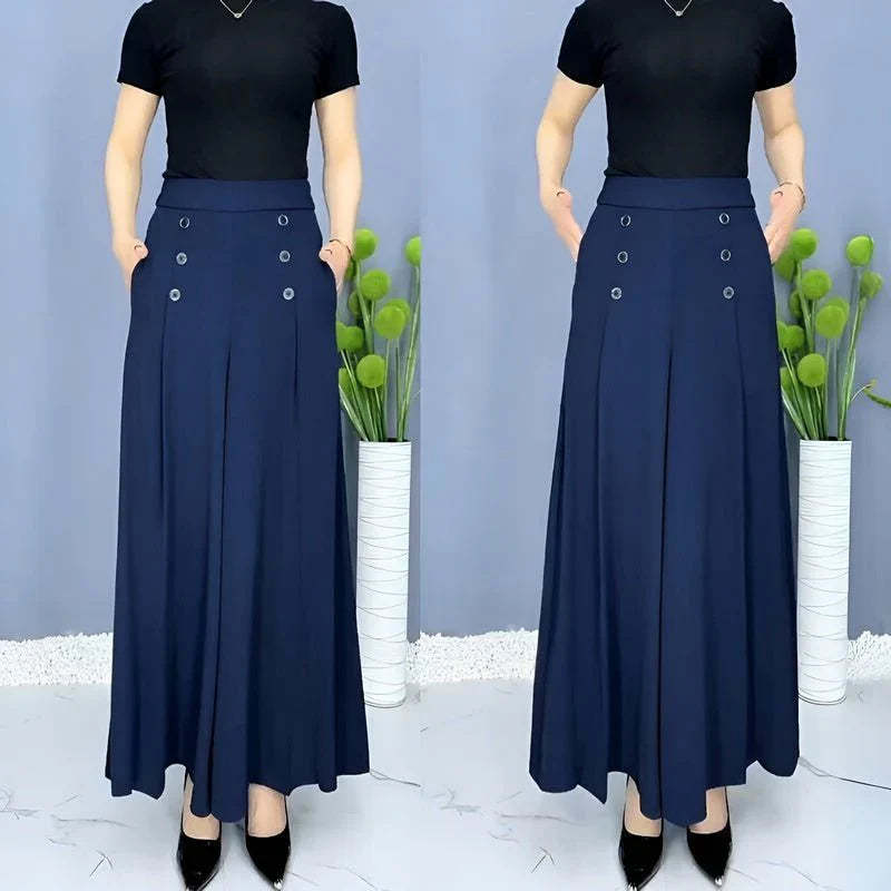 Valcero Elegant Wide-Leg Pants - Instantly flatters your figure