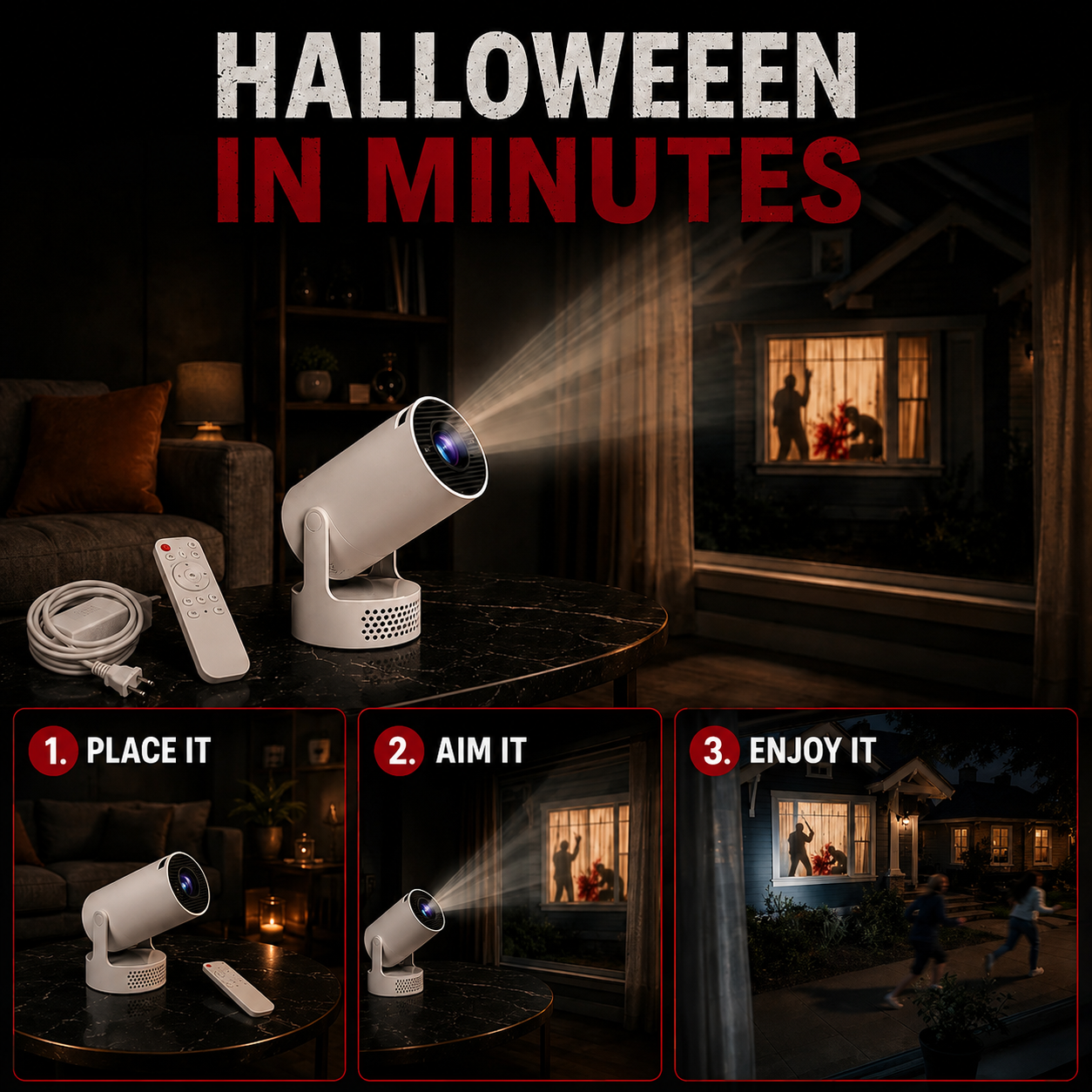 Scary Halloween Projector