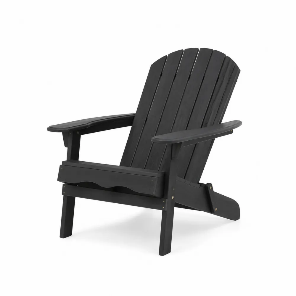 Sedia Adirondack in Legno Nero
