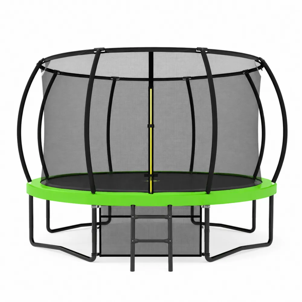 Trampolino Circolare in Acciaio e PVC con Rete di Protezione, Diametro 366 cm