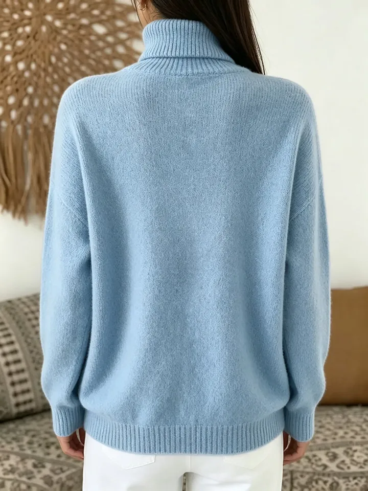 50% OFF Clearance | Women's Loose Turtleneck Knit Sweater – Cozy Warm Pullover