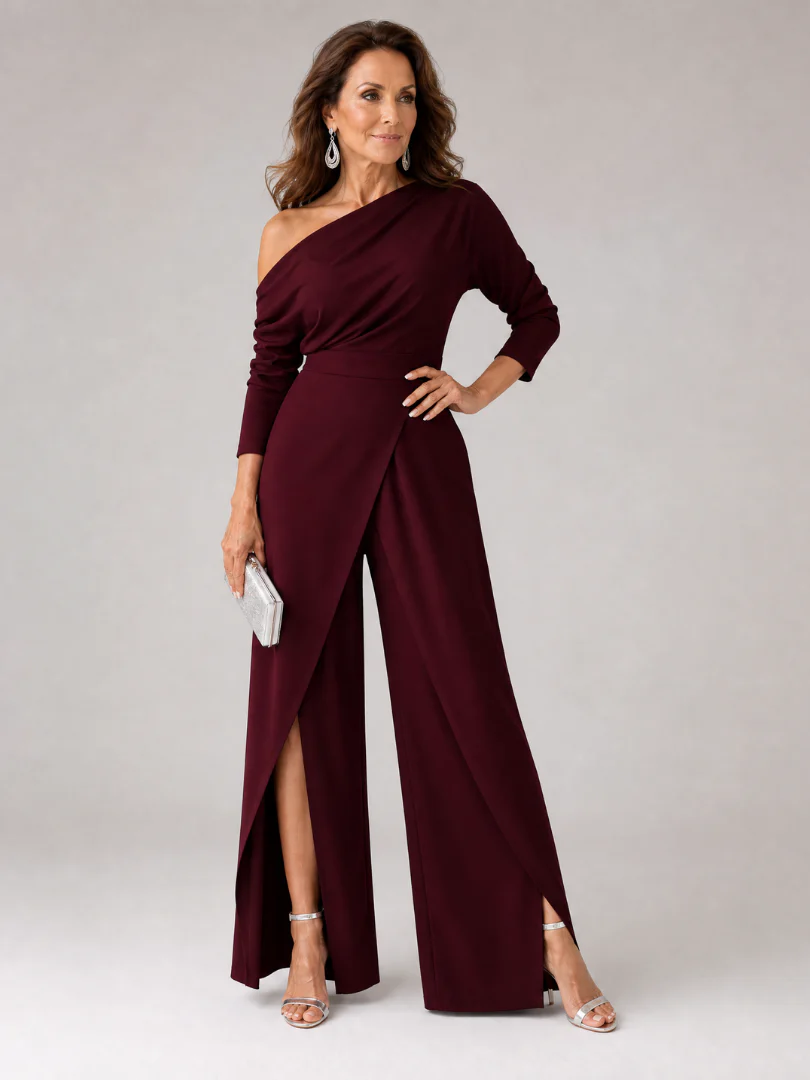⏳Time-Limited Special⏰Women's Elegant One-Shoulder Jumpsuit