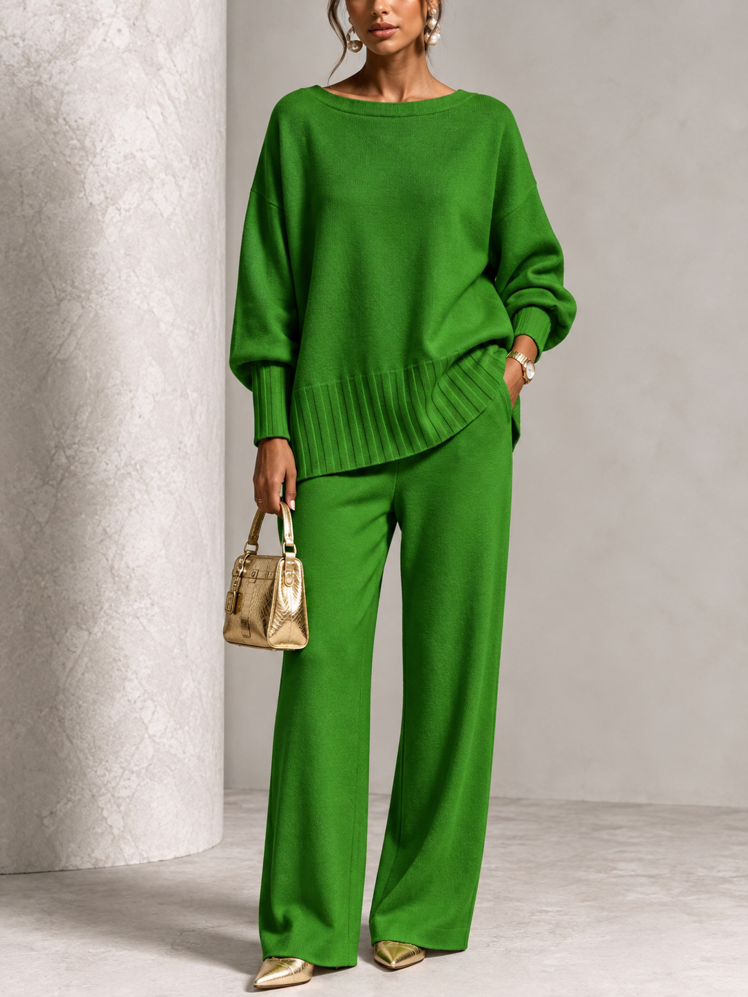 ⏰ LAST DAY SAVE 50% 💥Hot Sale Soft Cashmere Casual Sweater Suit