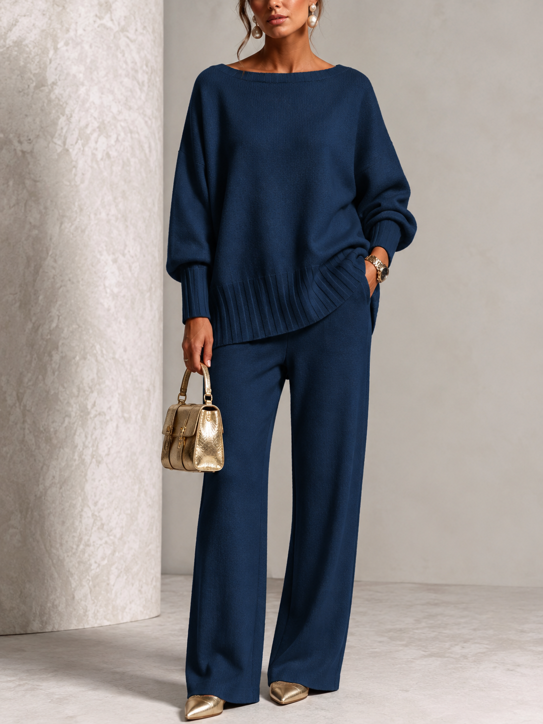 ⏰ LAST DAY SAVE 50% 💥Hot Sale Soft Cashmere Casual Sweater Suit