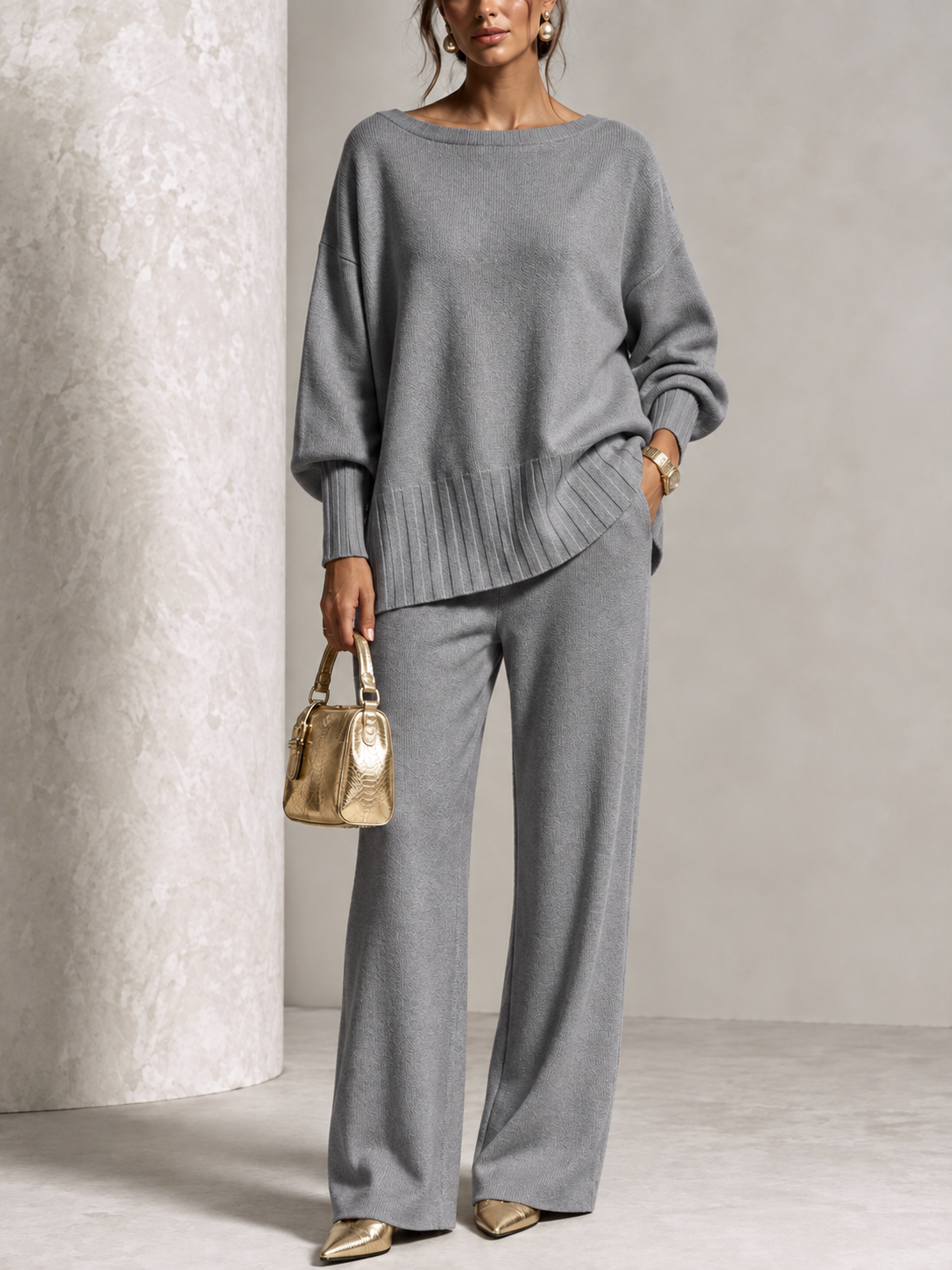 ⏰ LAST DAY SAVE 50% 💥Hot Sale Soft Cashmere Casual Sweater Suit