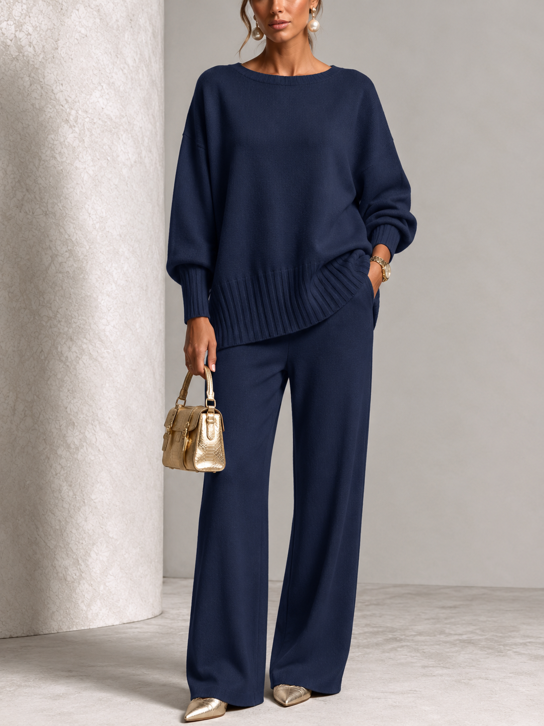 ⏰ LAST DAY SAVE 50% 💥Hot Sale Soft Cashmere Casual Sweater Suit