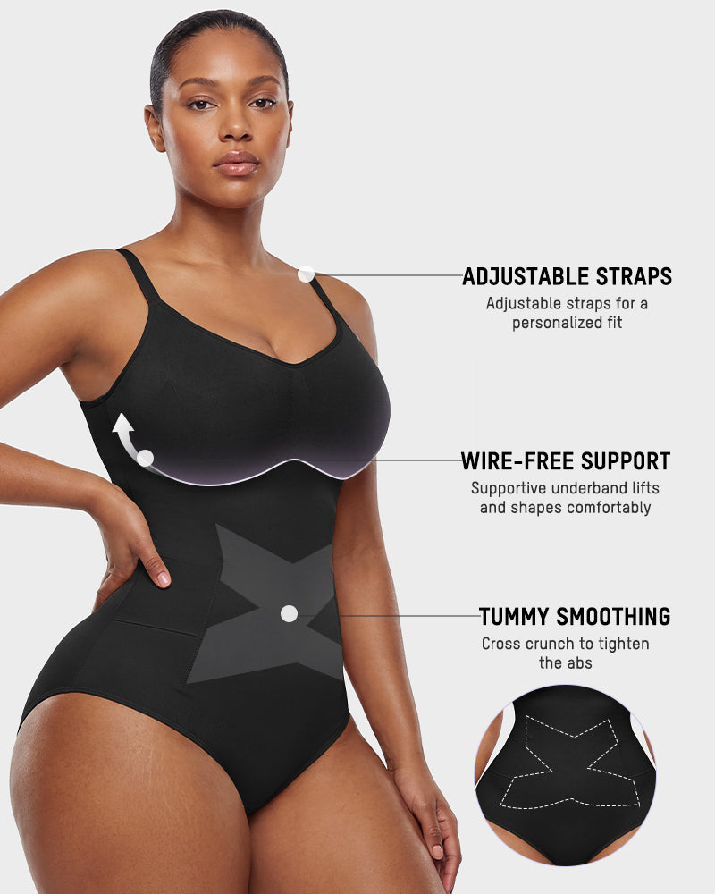 Easyslide Deep V Camisole Bodysuit Shapewear