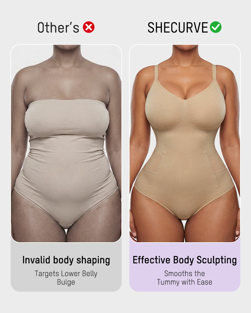 Easyslide Deep V Camisole Bodysuit Shapewear