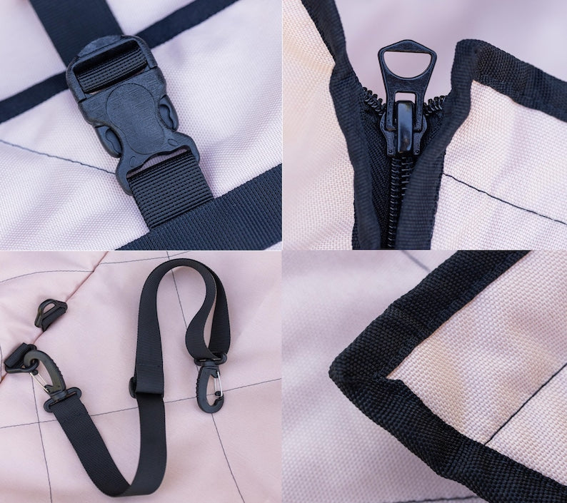Housse de hamac pour chien sur 2 places - Housse de siège d'auto pour chiens - Housse de siège avec protection, housse de siège d'auto imperméable pour chien, anti-rayures pour chien