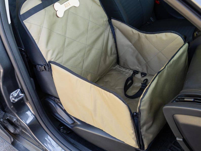 Housse de hamac pour chien sur 2 places - Housse de siège d'auto pour chiens - Housse de siège avec protection, housse de siège d'auto imperméable pour chien, anti-rayures pour chien