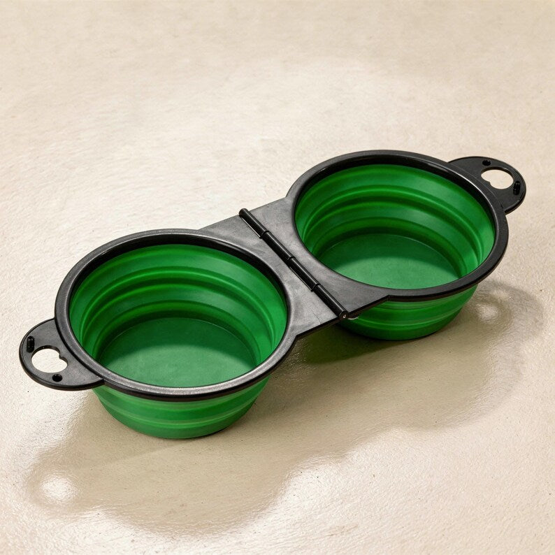 Gamelle pliable portable extérieure pour chiens et chats, bol d’eau