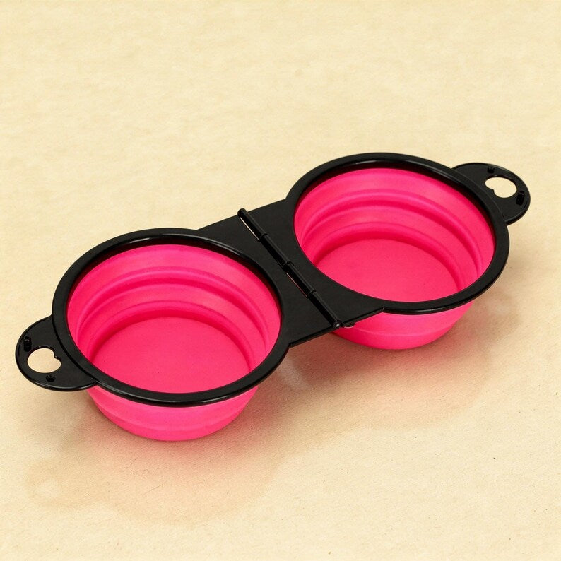 Gamelle pliable portable extérieure pour chiens et chats, bol d’eau