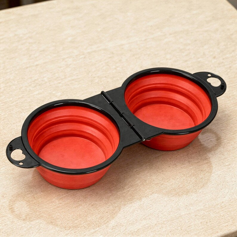 Gamelle pliable portable extérieure pour chiens et chats, bol d’eau