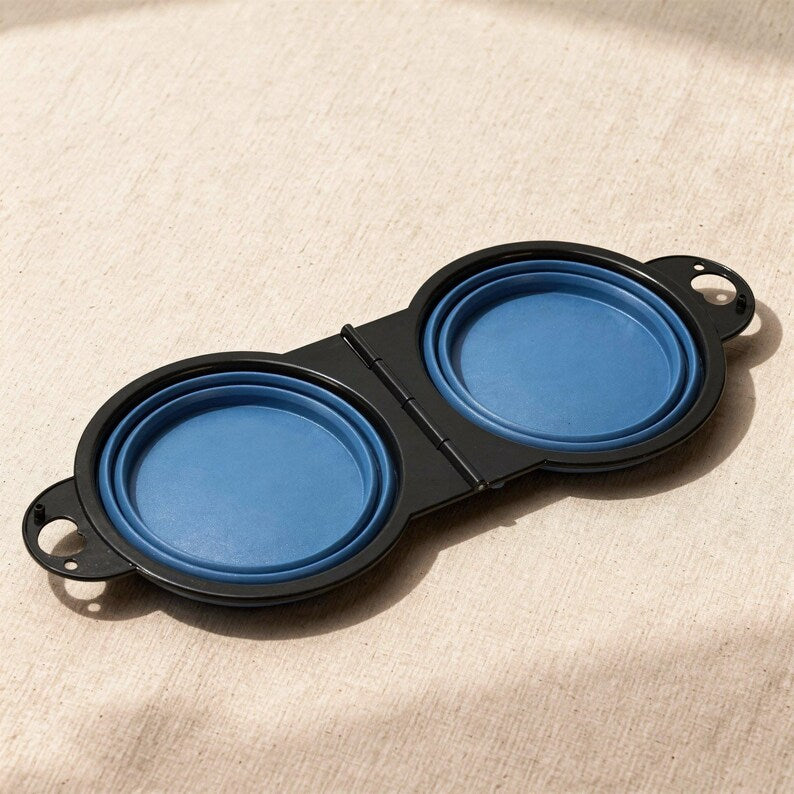Gamelle pliable portable extérieure pour chiens et chats, bol d’eau