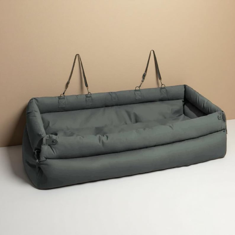 Siège d'auto pour animal en similicuir luxe pour chien et chat