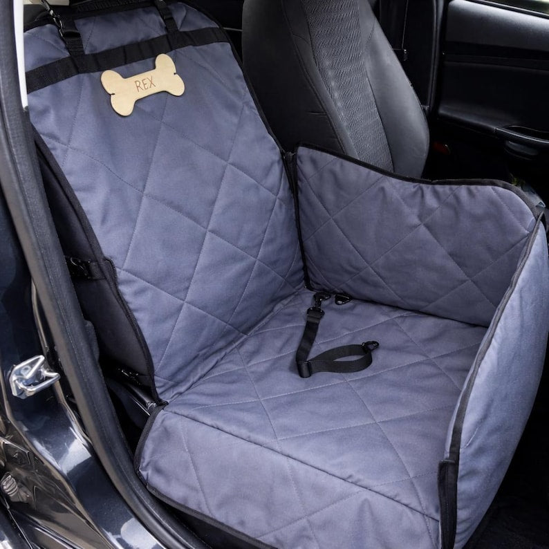 Housse de hamac pour chien sur 2 places - Housse de siège d'auto pour chiens - Housse de siège avec protection, housse de siège d'auto imperméable pour chien, anti-rayures pour chien