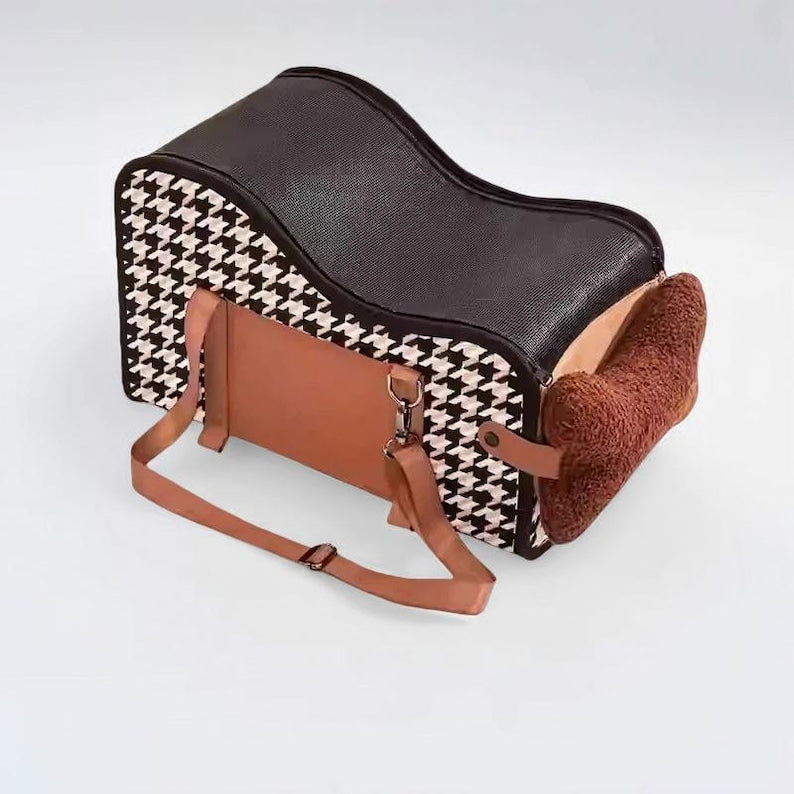 Coussin de sécurité portable pour lit de chien en voiture, siège de console pour animaux de compagnie