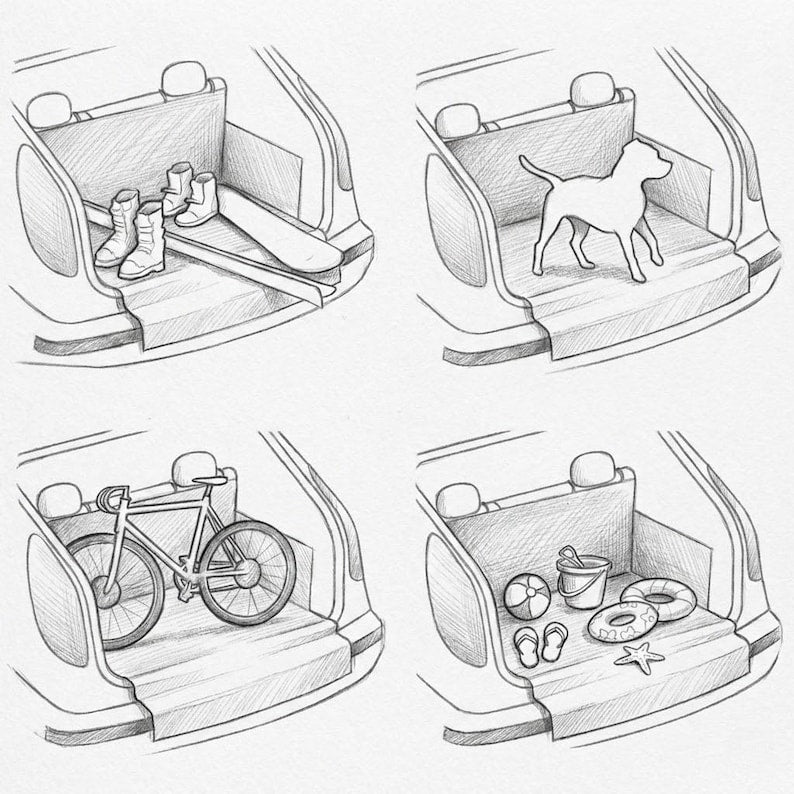 Siège d'auto pour animal SUV housse imperméable antidérapante