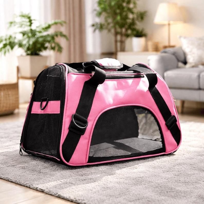 Sac de voyage pour animal souple respirant pour chats et petits chiens