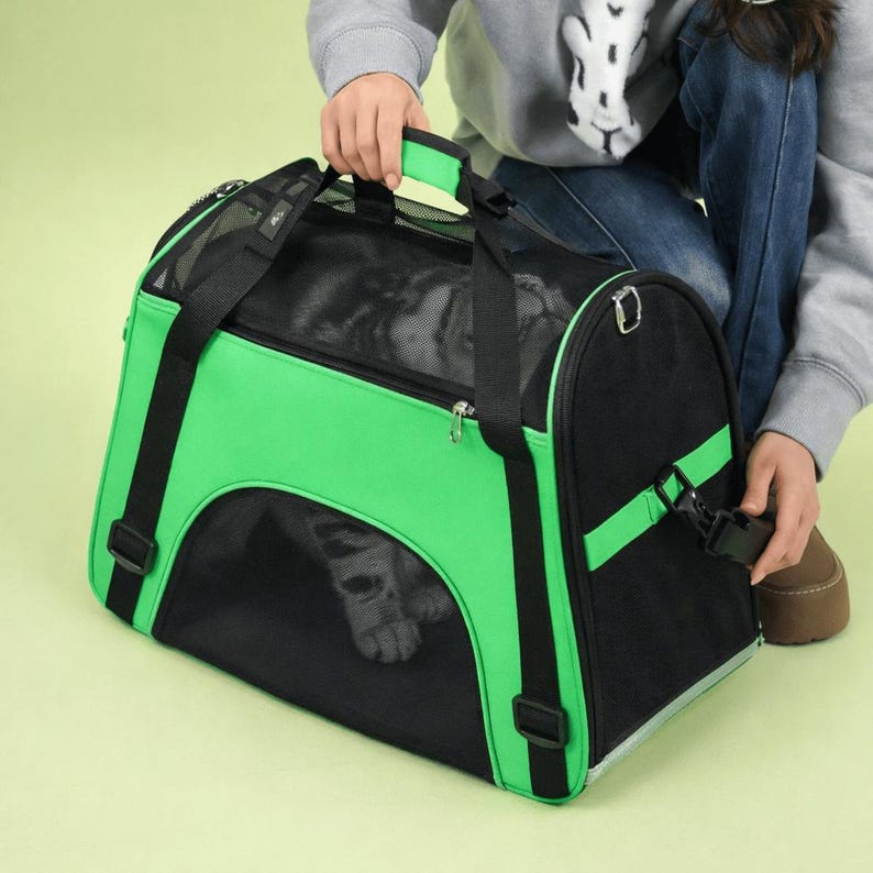 Sac de voyage pour animal souple respirant pour chats et petits chiens