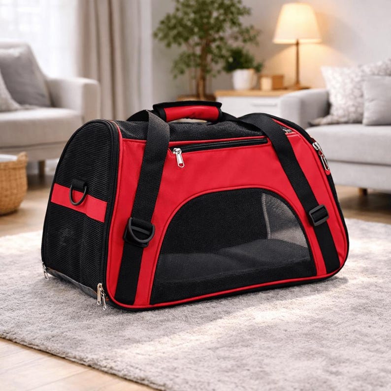 Sac de voyage pour animal souple respirant pour chats et petits chiens