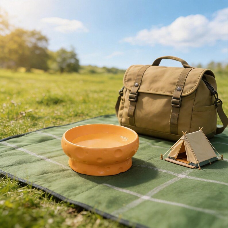 Gamelle pour animal en céramique fromage antidérapante pour chat et chien