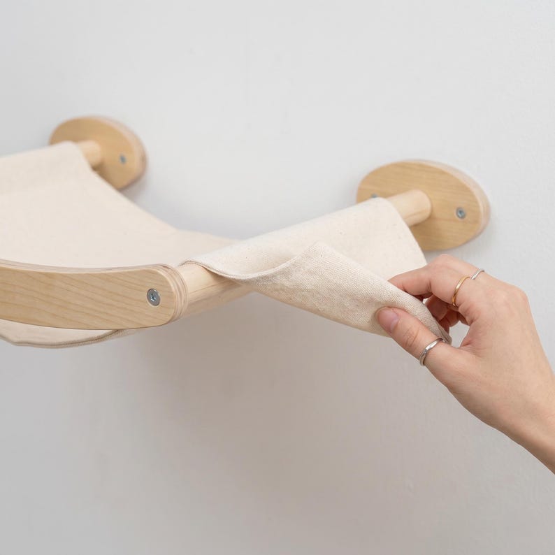 Hamac mural pour chat | Lit flottant en toile pour chat
