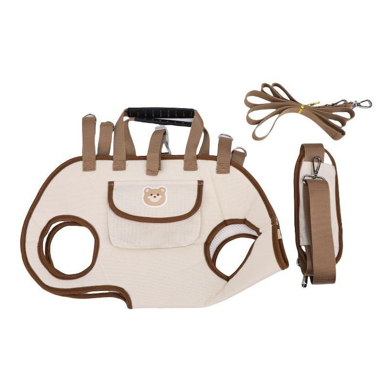 Sac de transport pour animal de compagnie, Porte-bébé respirant pour chien, Sac de voyage pour petit chien et chat, Porte-chiot mains libres, Sac à dos d'extérieur, Fourre-tout léger pour animal de compagnie