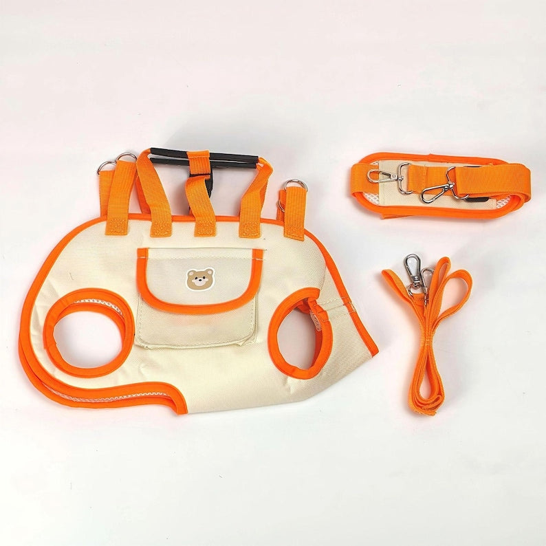 Sac de transport pour animal de compagnie, Porte-bébé respirant pour chien, Sac de voyage pour petit chien et chat, Porte-chiot mains libres, Sac à dos d'extérieur, Fourre-tout léger pour animal de compagnie