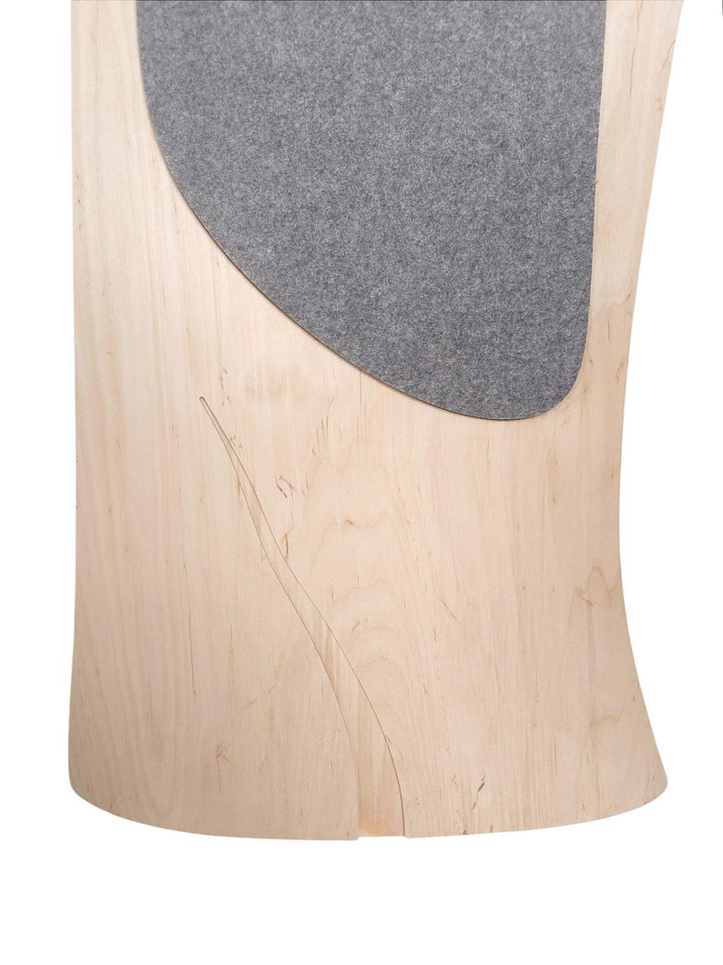 Griffoir mural pour petit chat - Meuble moderne pour chat à fixer au mur, poteau à griffer. Perchoir en contreplaqué de bois dur. 96 cm