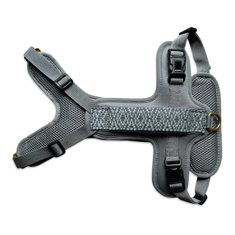 Harnais rembourré premium anthracite bleu glacier taille L