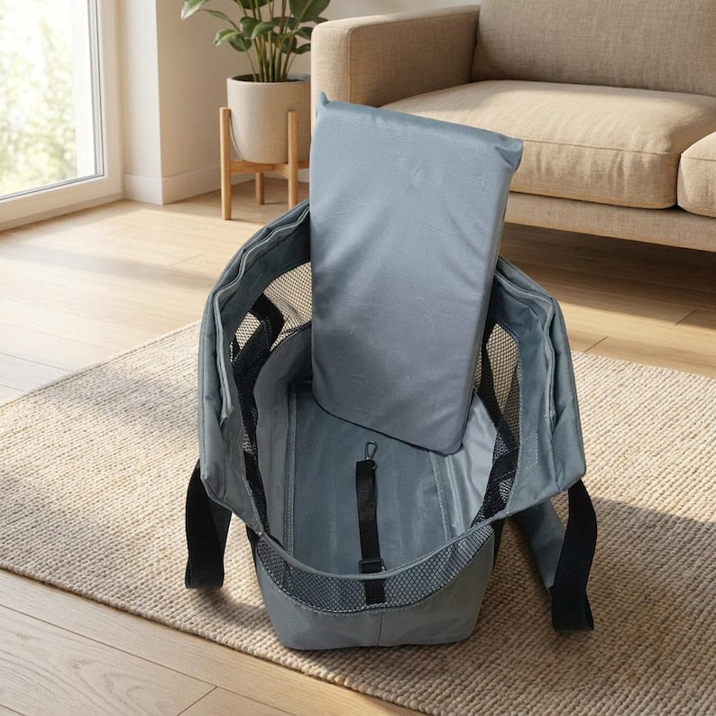 Sac de voyage pour animal Oxford résistant à l’eau avec clip de sécurité