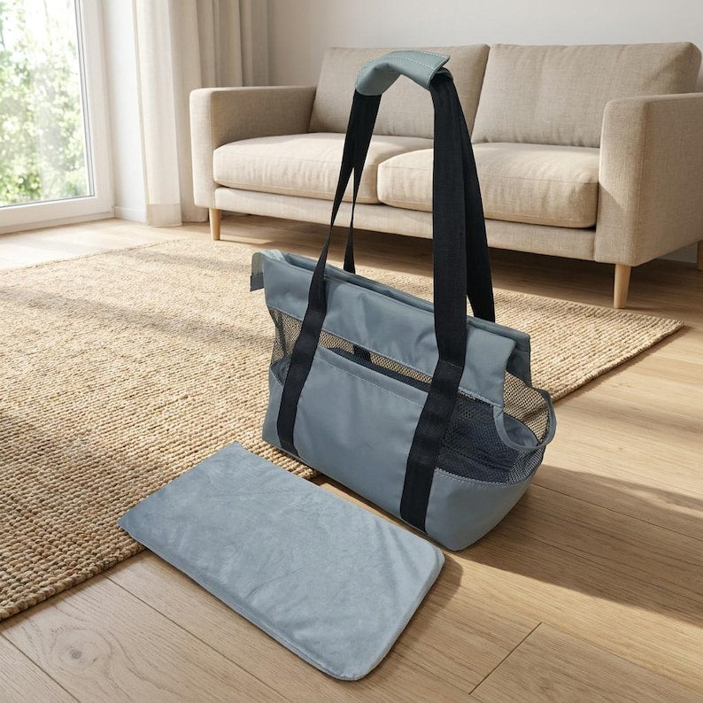 Sac de voyage pour animal Oxford résistant à l’eau avec clip de sécurité