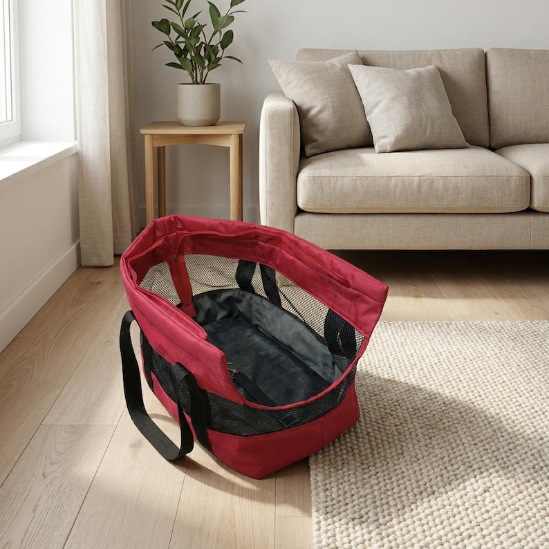 Sac de voyage pour animal Oxford résistant à l’eau avec clip de sécurité