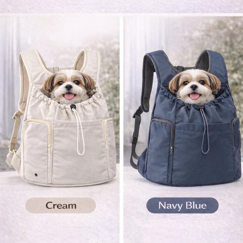 Sac de voyage pour animal à dos avant respirant pour chats et petits chiens