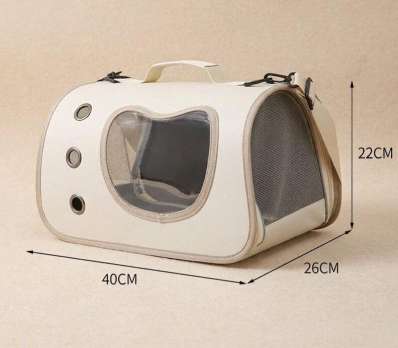 Sac de voyage pour animal pliable en filet respirant pour petits animaux