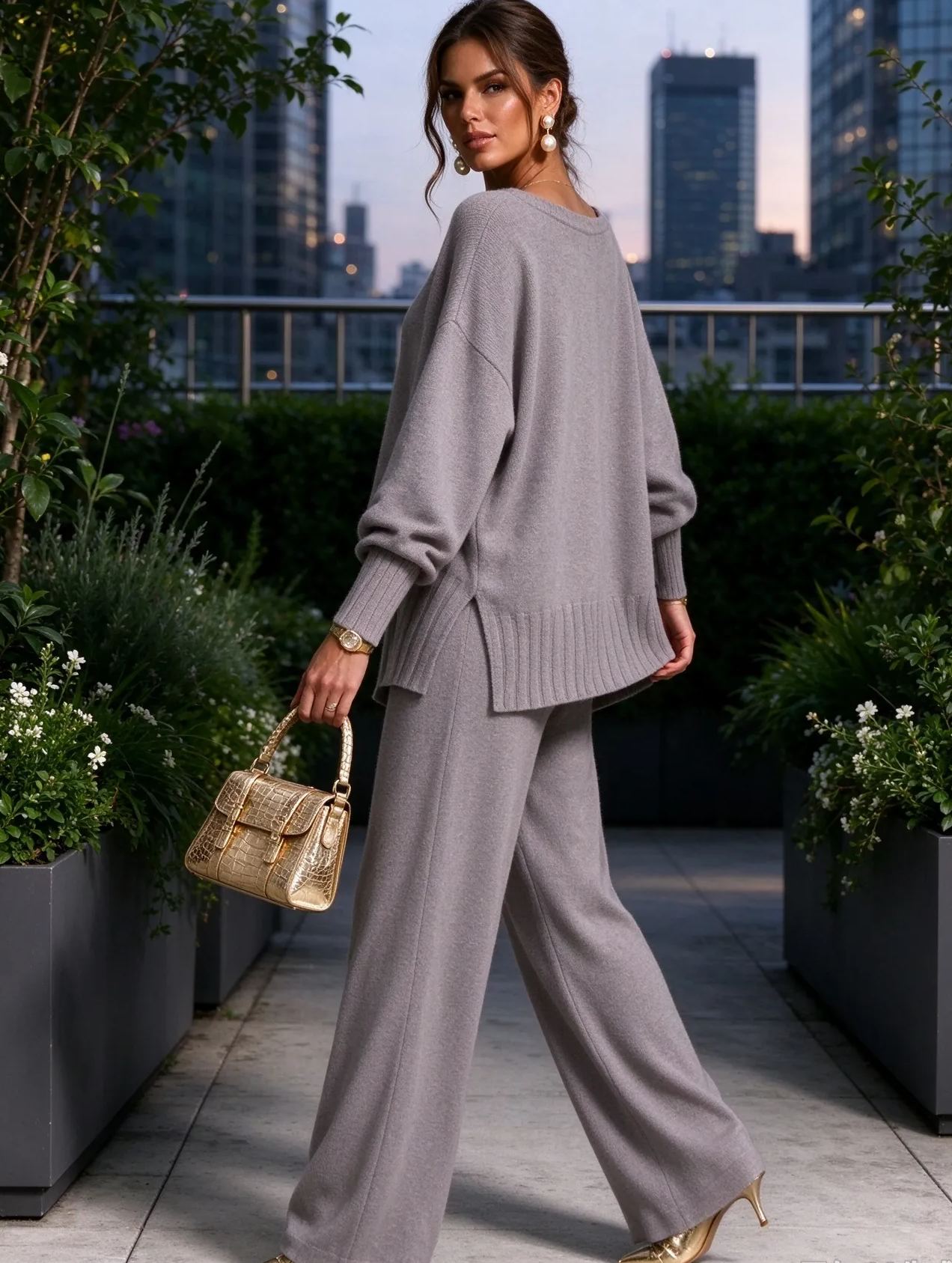 ⏰ LAST DAY SAVE 50% 💥Hot Sale Soft Cashmere Casual Sweater Suit