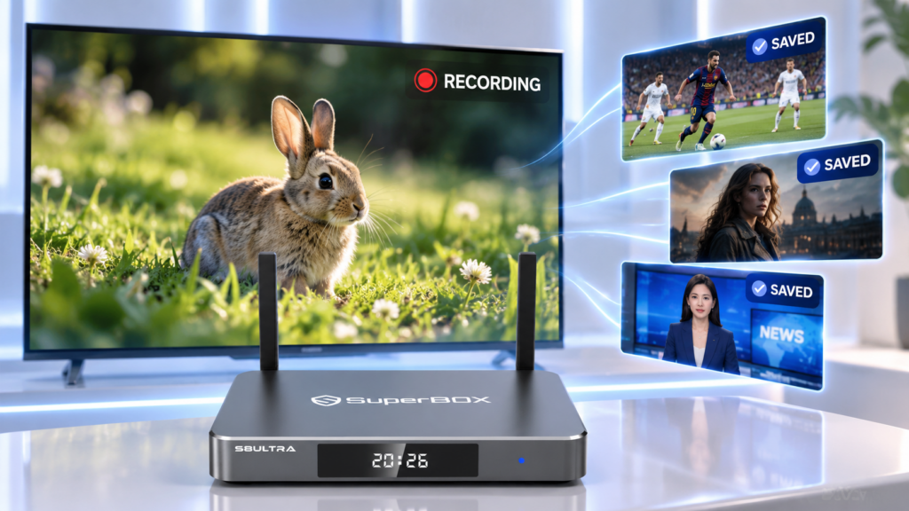 superbox s8 ultra built in recording