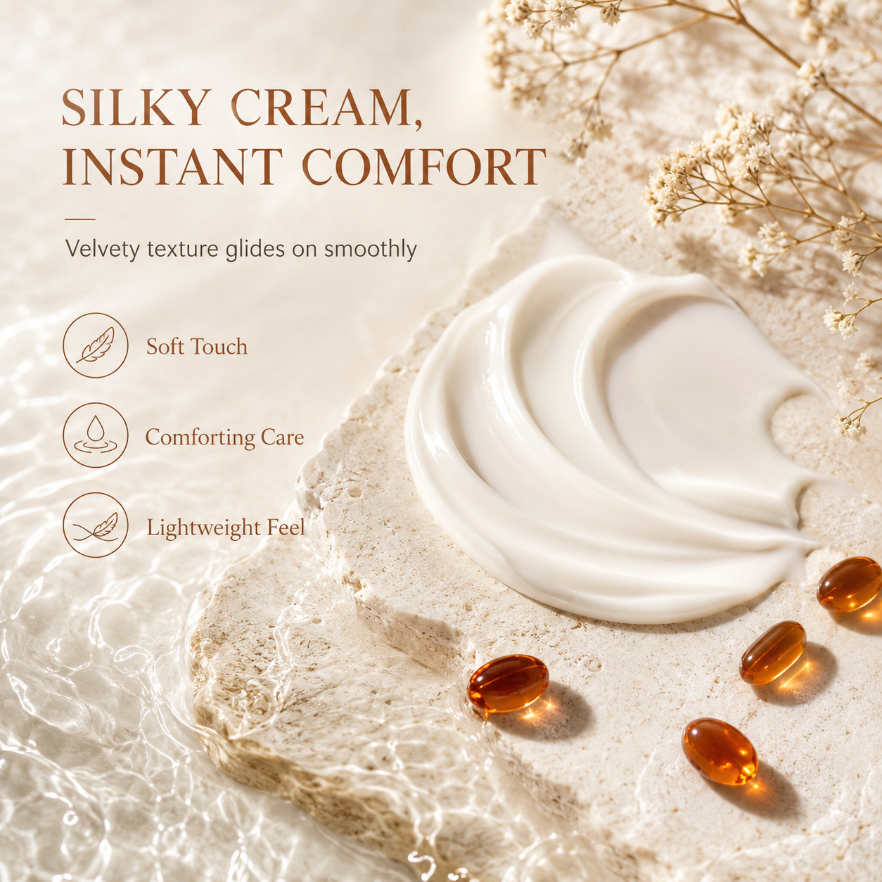 LUMAZO Astaxanthin Anti-Wrinkle Face Cream 50g - Moisturizing, Firming & Brightening Anti-Aging Cream with Hexapeptide-8 & Pentapeptide-4 for Fine Lines Reduction