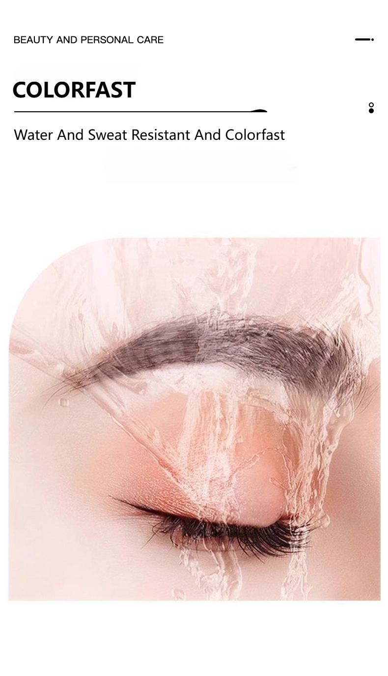 Multi-Prong Plush Eyebrow Pen Waterproof Long Wear Natural Looking Brow Makeup for Women