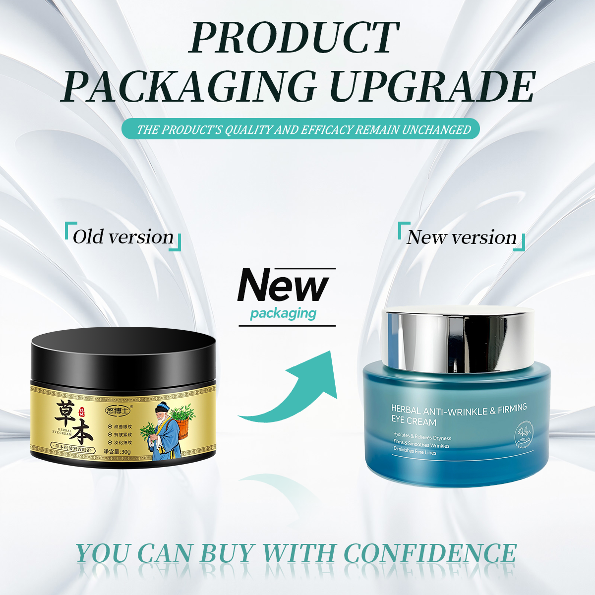 LUMAZO Herbal Hydrating Eye Cream – Helps reduce the appearance of puffiness and dark circles, visibly softening the delicate skin around the eyes.