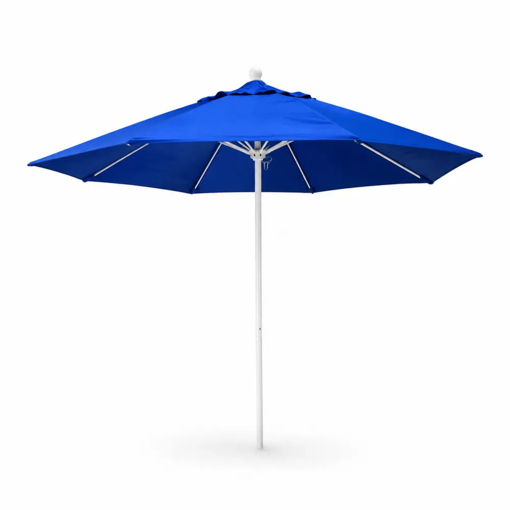 Sombrilla de poliéster con estructura de aluminio 300cm Azul