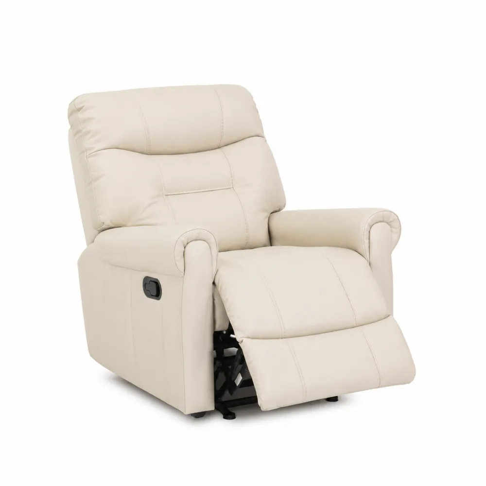 Polyurethan Relaxsessel Creme 85x95x105cm