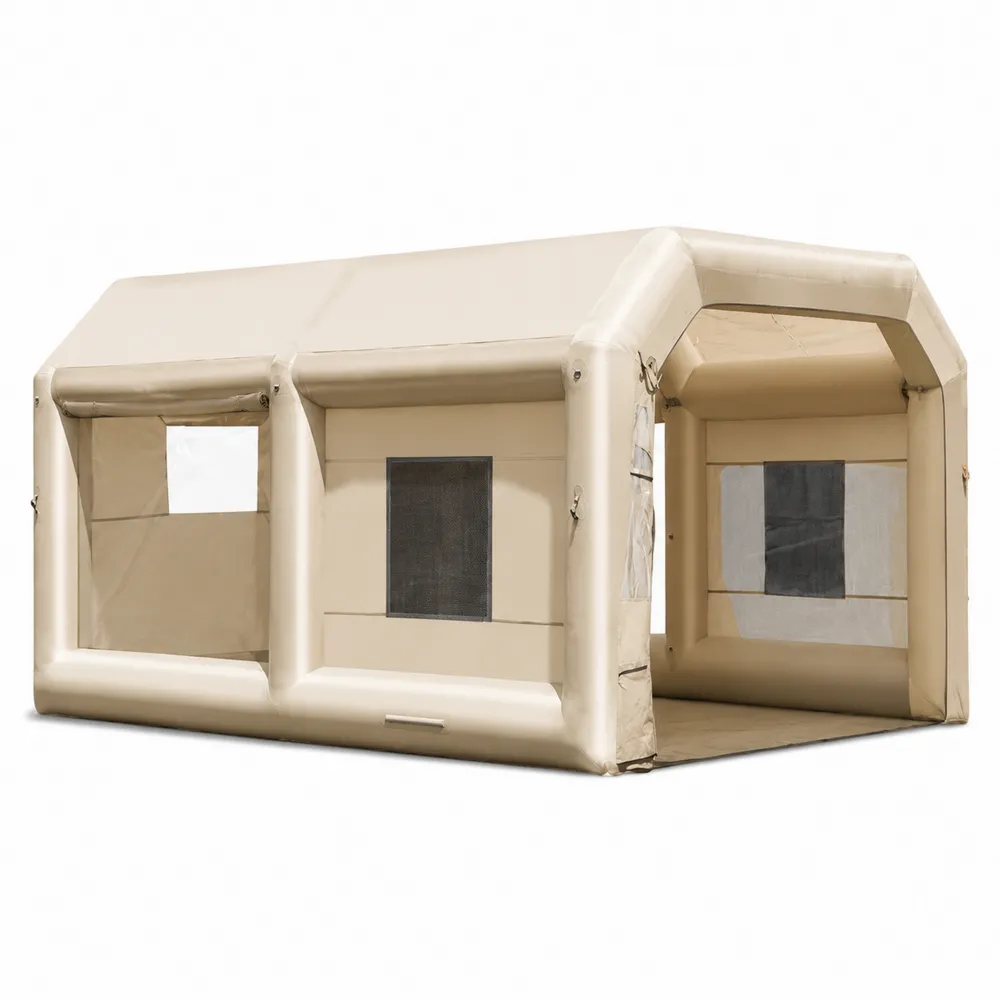Aufblasbares Zelt aus PVC Beige 6x4x3 m