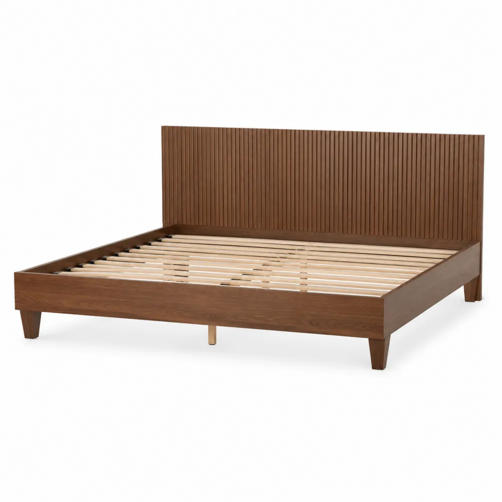 Holzbett Walnuss 200x180 cm