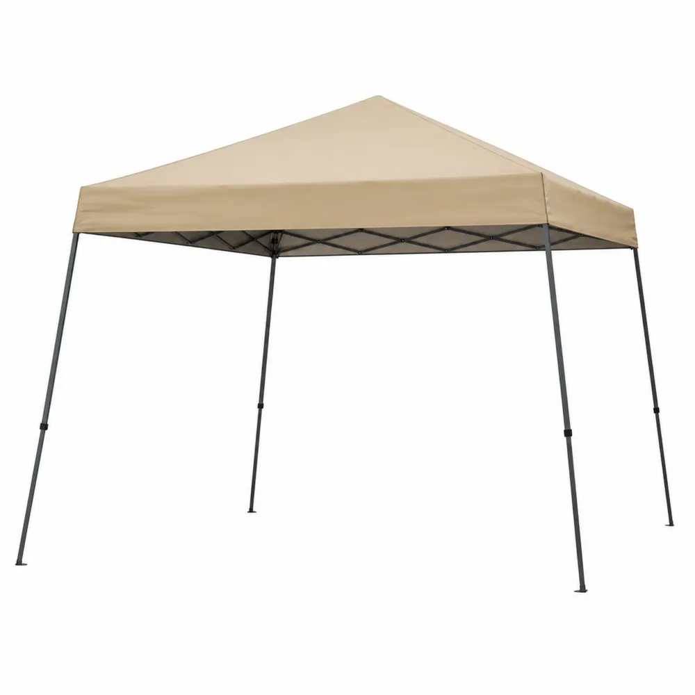Faltpavillon 3x3m Stahlrahmen Polyester Beige