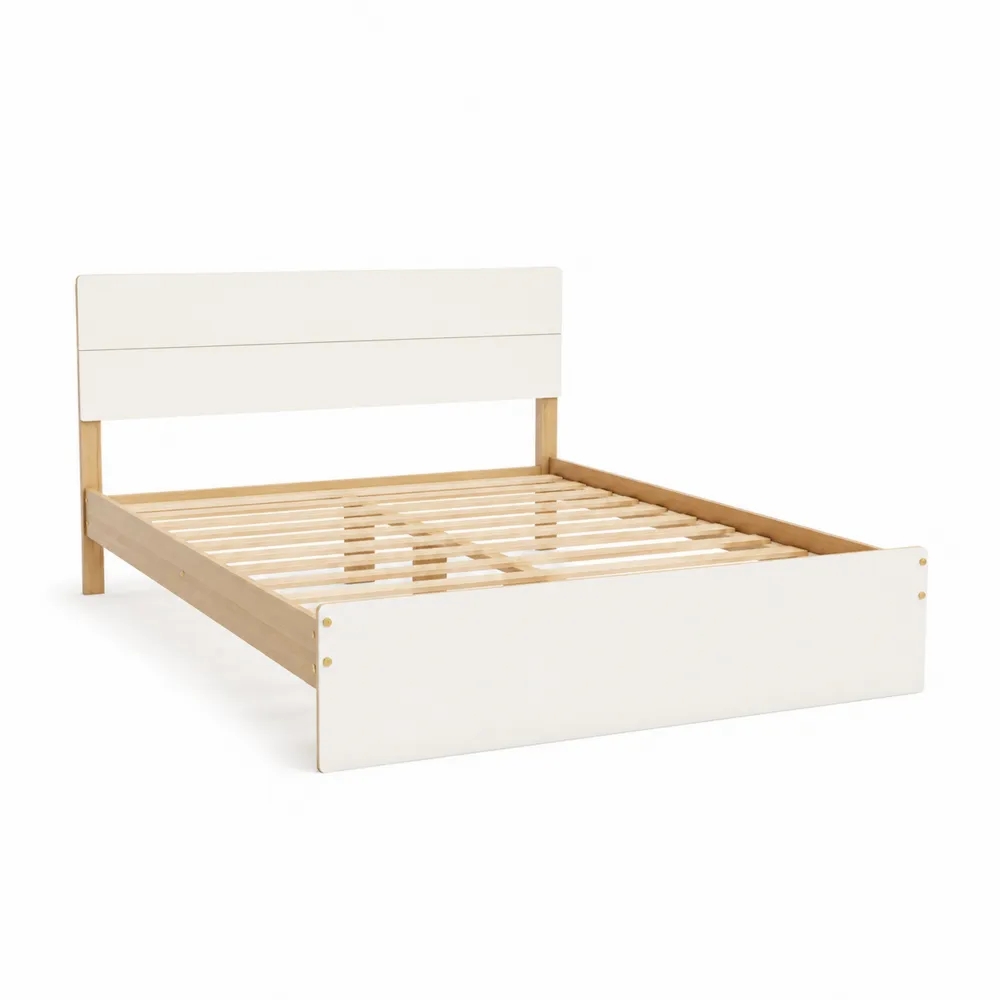 Holzbett Doppelbett Weiß 200x160 cm