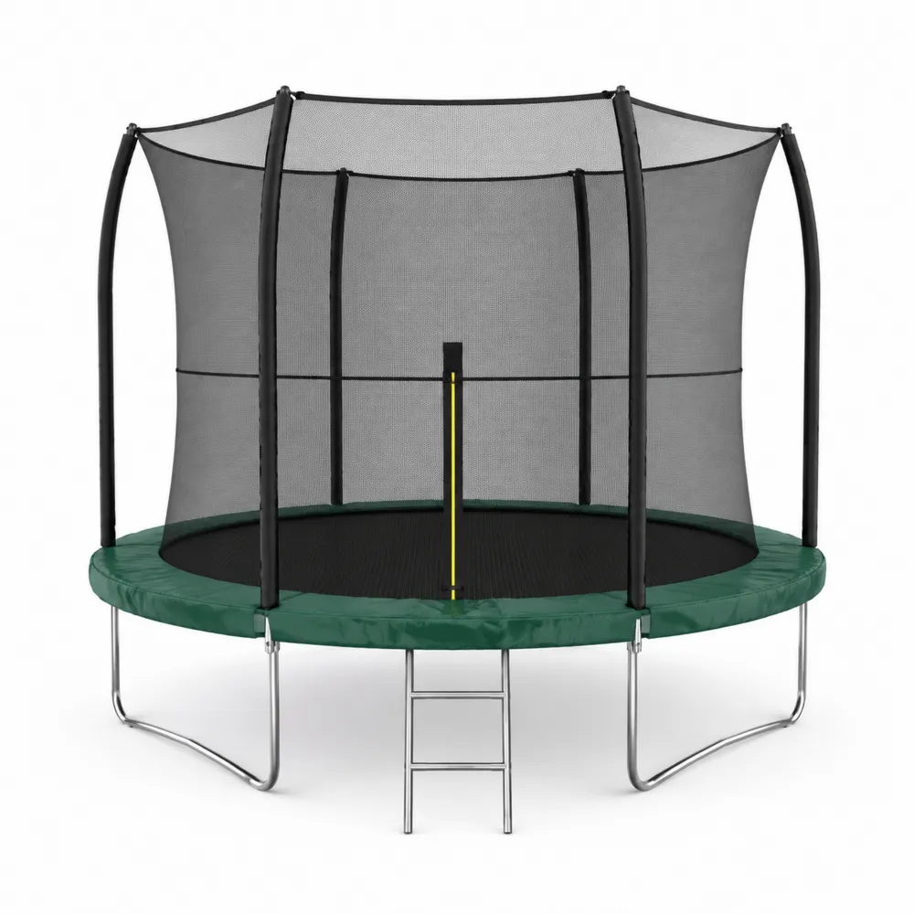 Rundes Trampolin mit Sicherheitsnetz und Leiter 366 cm