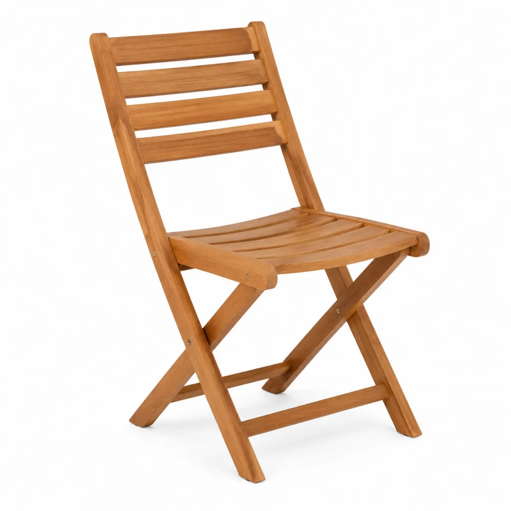 Klappstuhl aus Akazienholz Braun