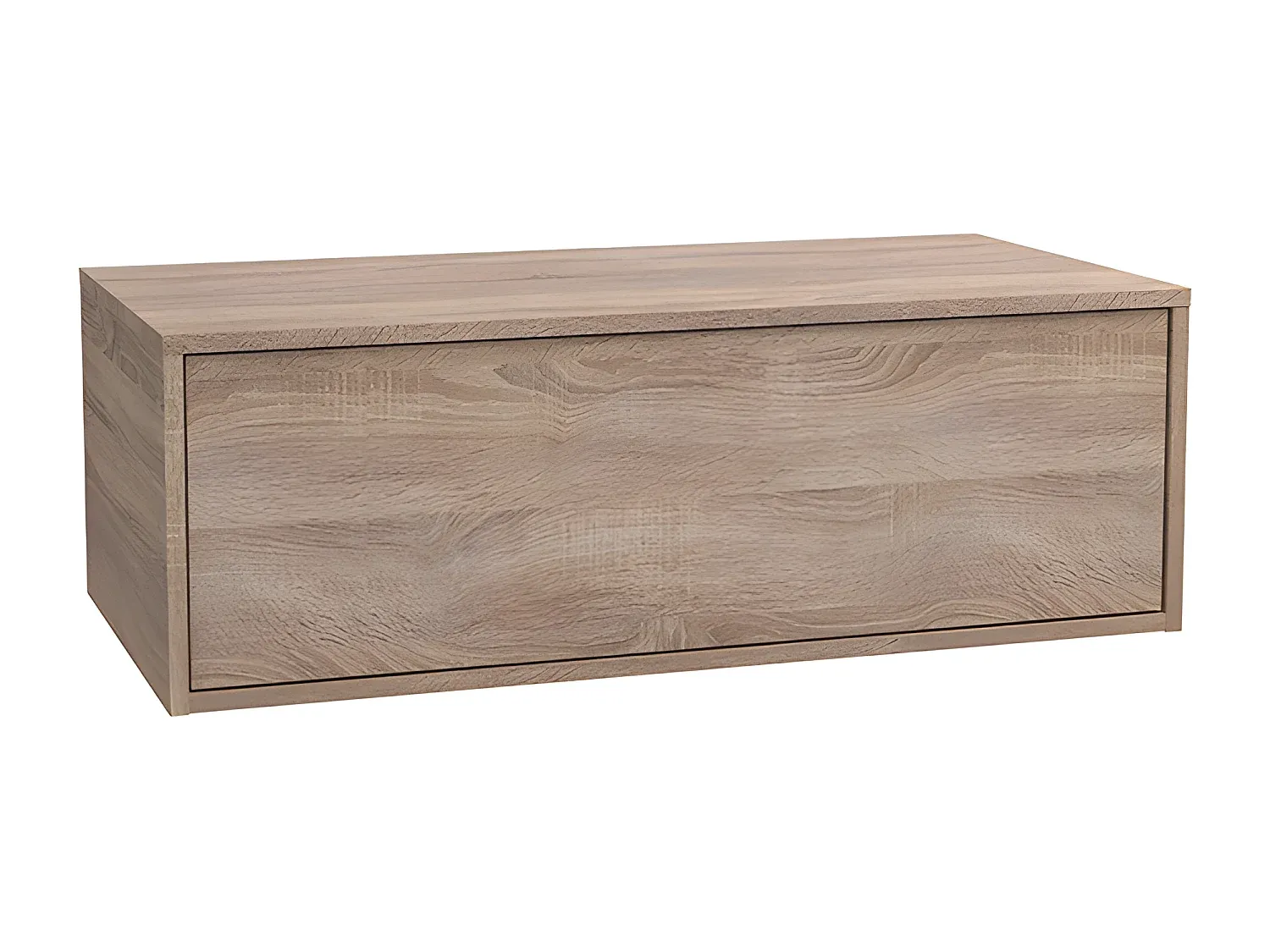 Hängender Badezimmerschrank 94 cm, helle Holzoptik-decororise